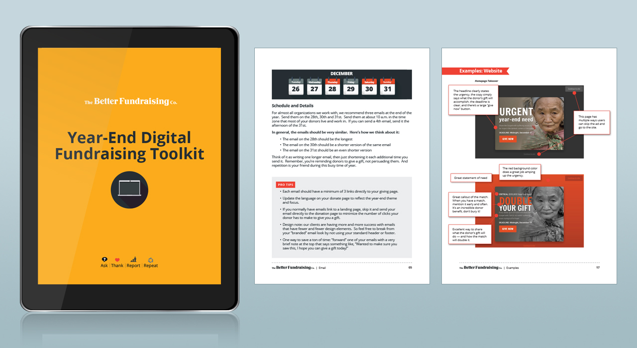 Year End Digital Fundraising Toolkit The Better Fundraising Company
