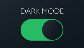 Dark mode.