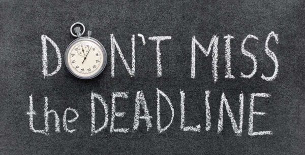 Deadline.
