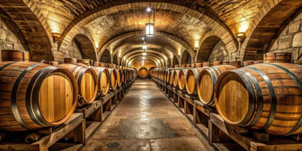 Aging barrels.