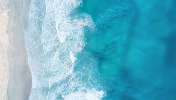 Beach waves.