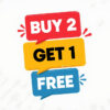 Buy 2 Get 1.